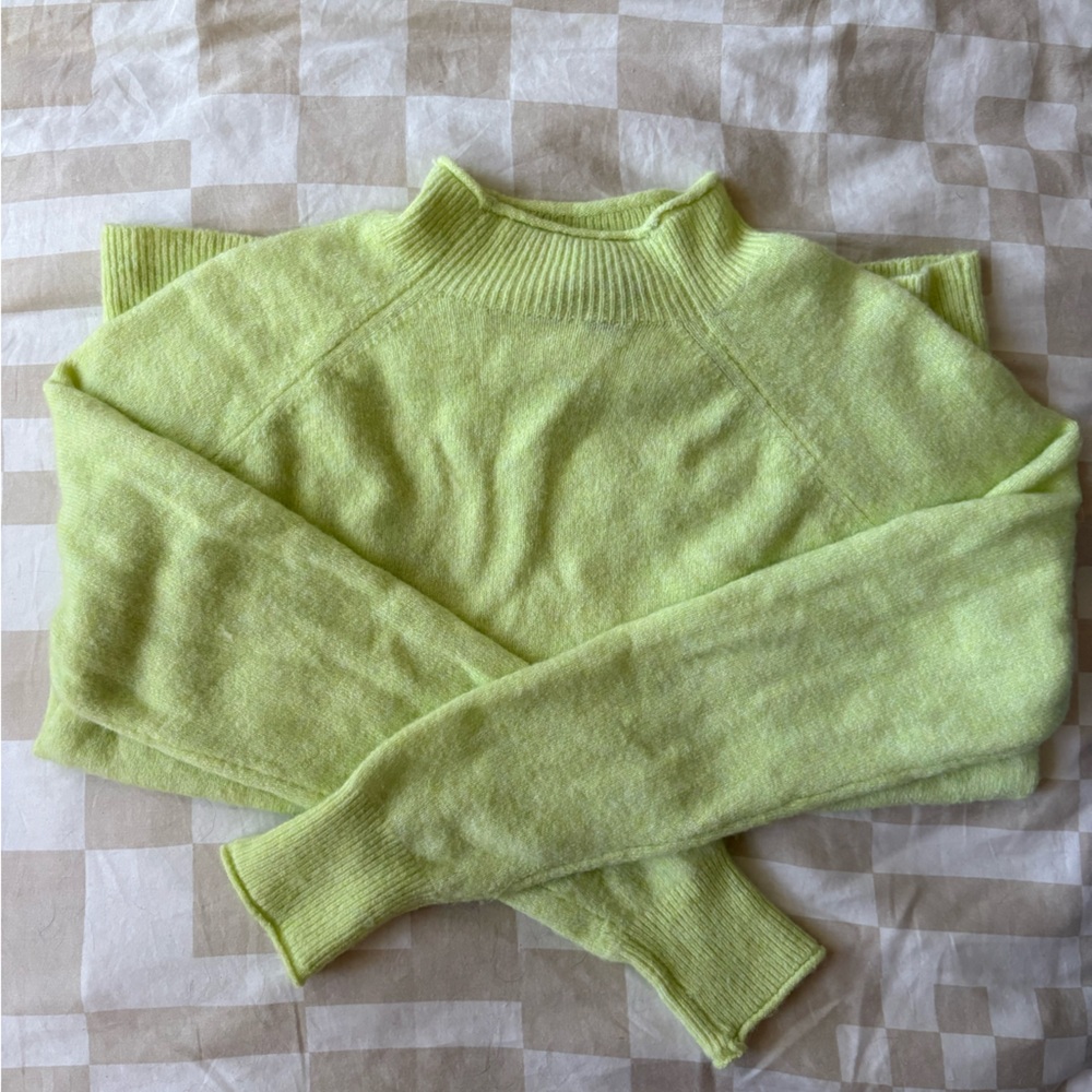 J. Crew Light Green Women's Crew Neck Sweater